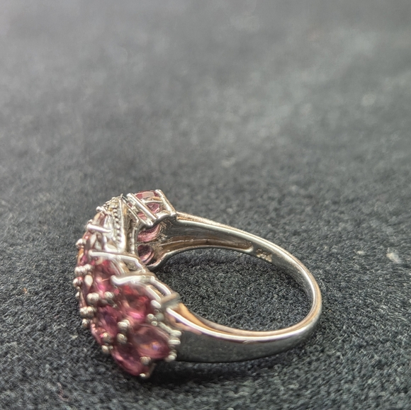 14k Gold Tourmaline and Diamond Ring Sz 7 - Picture 2 of 7